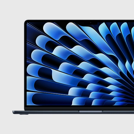 Close-up of the Apple Macbook Air's screen