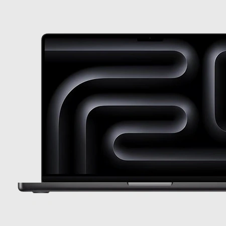 Close-up of the Apple Macbook Pro's screen