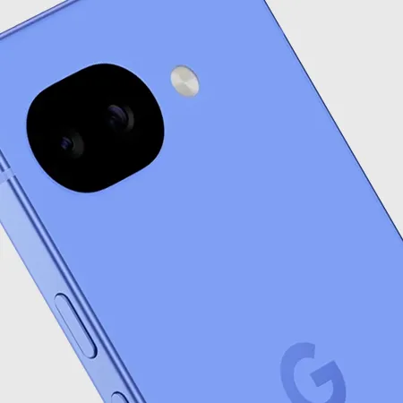 Close-up of the Google Pixel 10a's rear camera lenses