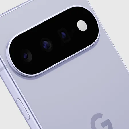 Close-up of the Google Pixel 11's rear camera lenses