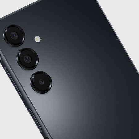 Close-up of the Samsung Galaxy A16's rear camera lenses
