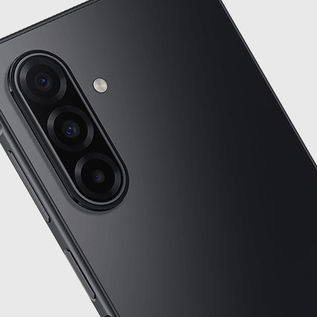 Close-up of the Samsung Galaxy A17's rear camera lenses