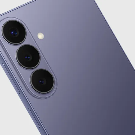 Close-up of the Samsung Galaxy S26+'s rear camera lenses