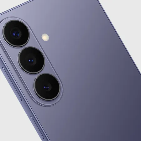 Close-up of the Samsung Galaxy S26's rear camera lenses
