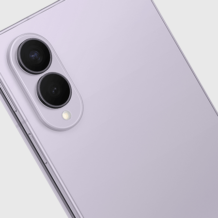 Close-up of the Samsung Galaxy Z Fold8's rear camera lenses