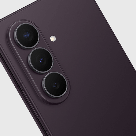 Close-up of the Samsung Galaxy Z Fold8 Ultra's rear camera lenses