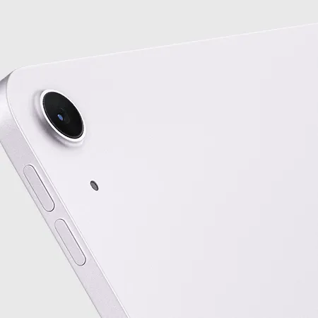 Close-up of the Apple iPad Air's rear camera lenses